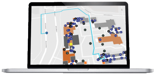 Gif of wayfinding at Maria 01